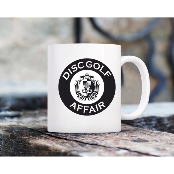 Coffee Mug DISC GOLF AFFAIR Novelty Cup Gift For Men Women Him Her - Picture 1 of 4